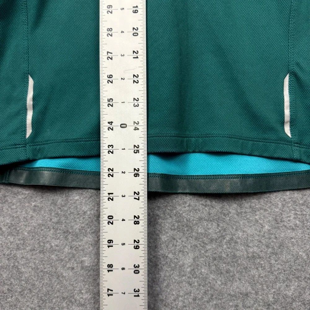 The‎ North Face Mens FlashDry Quarter Zip Pullover Green Long Sleeve Size M